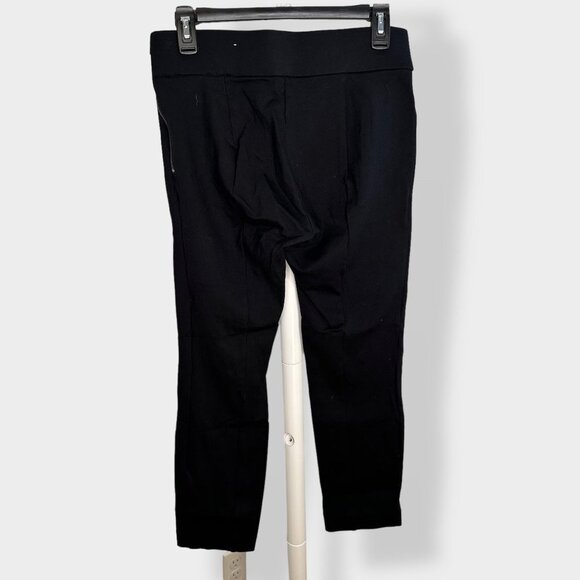 Ann Taylor Factory Black Pull On Knit Dress Pant S - Picture 2 of 4